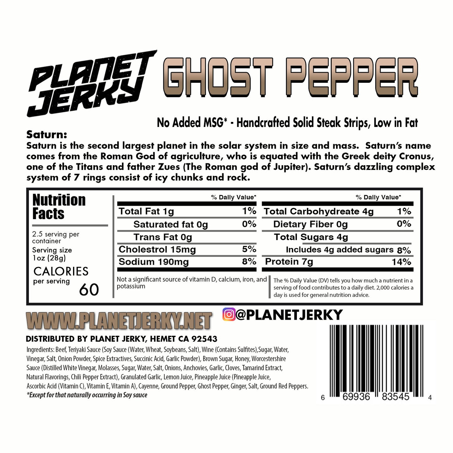 Ghost Pepper "Premium Brisket"